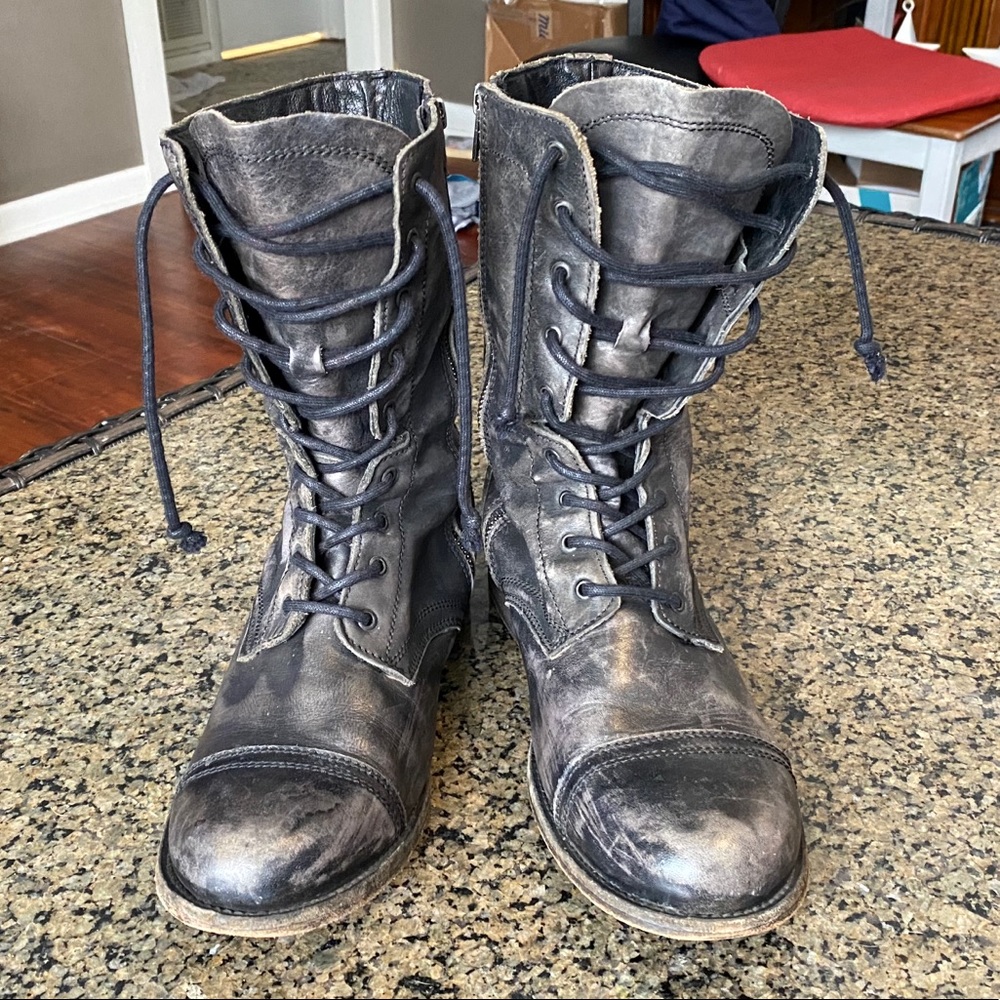 Allsaints Spitalfields Leather Boots - 44 (10.5)